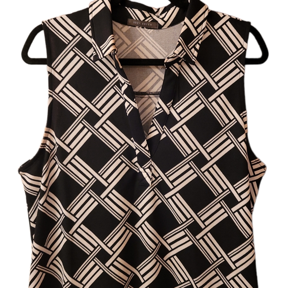 2/$60!! Black and White Tshirt Dress - Picture 2 of 11